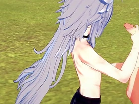 原神耽美 - Razor被Diluc打手枪和操 - 日本亚洲漫画动漫游戏色情同性 japanese young gay porn