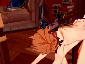 原神BL-钟离x达达利亚口交和被操-伪娘变装日本亚洲漫画动漫游戏色情男同 gay porn japan dad