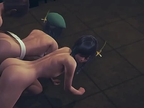 原神耽美-温迪双头龙3P-伪娘跨性别日本动漫游戏同性色情 happy-go-lucky porn myvidster chinese