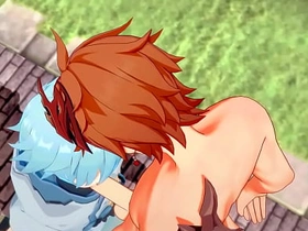 原神耽美-达达利亚x重云口交和肛内射-伪娘cos日本亚洲漫画动漫游戏色情同性 chinese gay men porn 2026