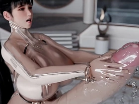 肥臀Ana肛交她的变性继女，Eve打飞机并把精液射满她的西装 hot gay tiktok porn