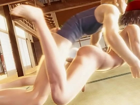 宠物小精灵男同 - 小智在榻榻米上被肏 - 亚洲日本动漫色情男同 japan gay student porn