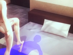 妖艳绿发女装少年惊艳技巧 - 日本亚洲漫画风男同色情 top asian gay porn star